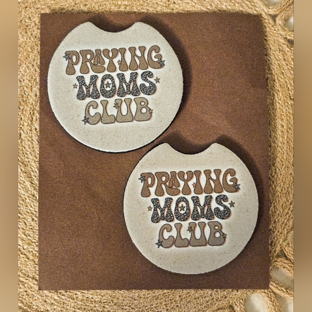 Praying Moms Club Handmade Car Coasters